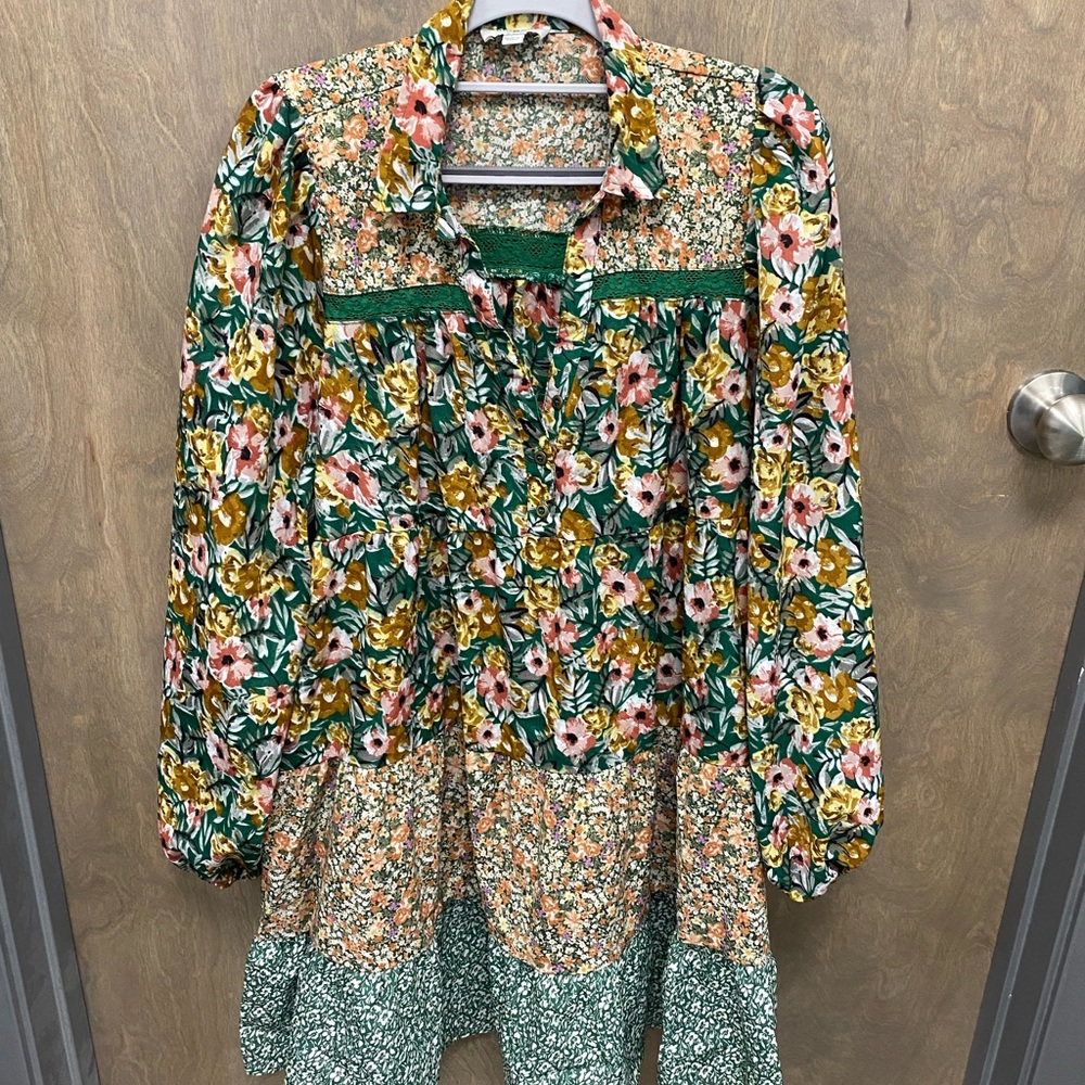 Umgee Multicolor Floral Dress